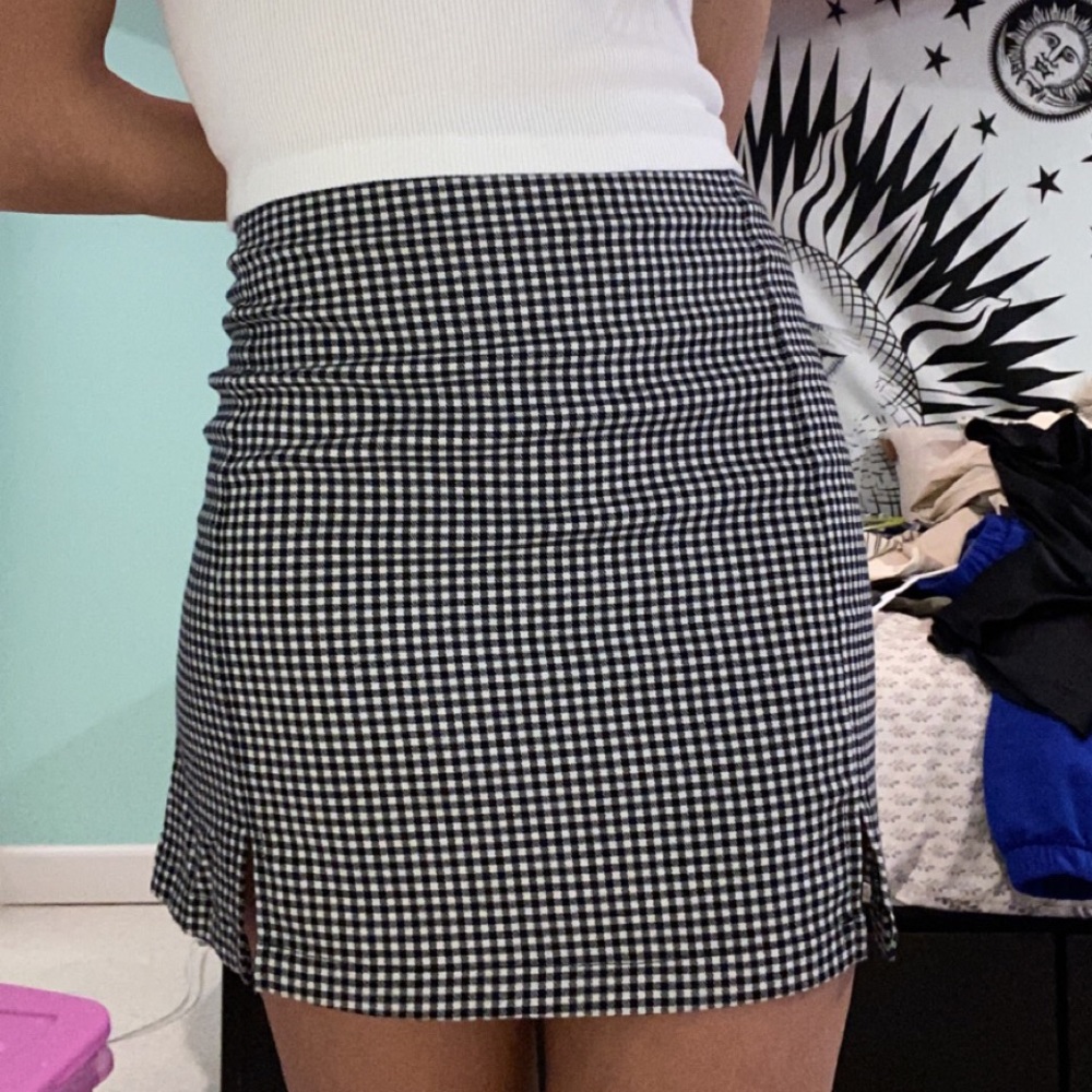 Checkered skirt